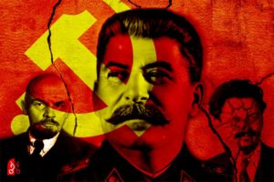communisten stalin lenin trotski